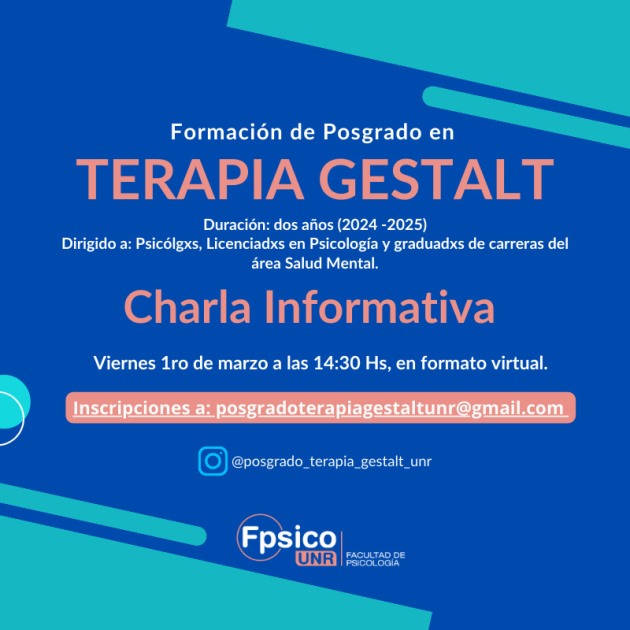 formacion Posgrado terapia gestaltica