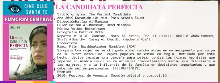 la candidata perfecta