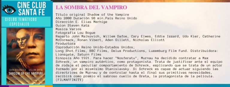 la sombra del vampiro